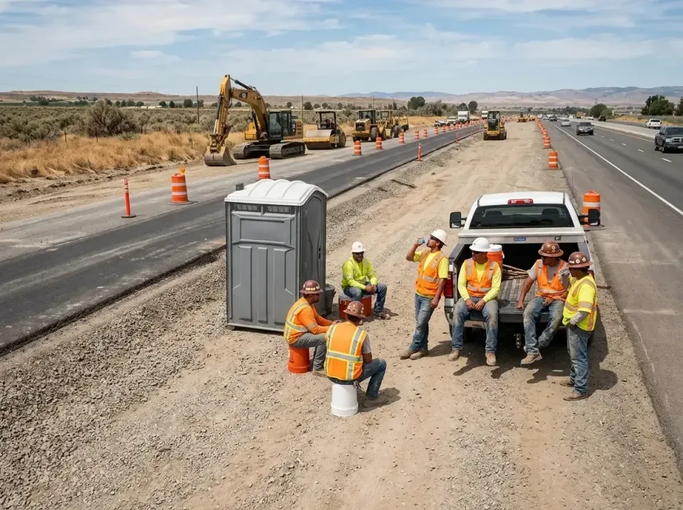 highway-road-construction-crew-007 — frequently asked questions, Porta Potty and Restroom Rentals in Sugar Hill, GA